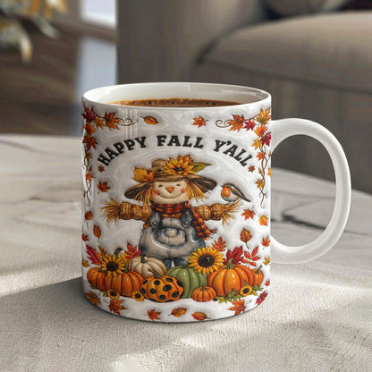 Fall Harvest Ceramic Mug Happy Fall Y’all