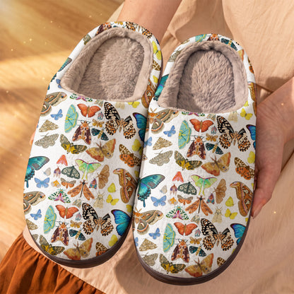 Butterfly Collection Fleece Lined Slippers