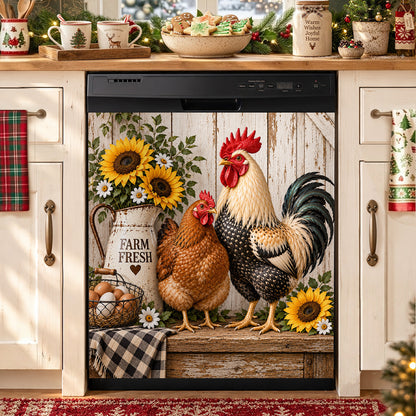 Chicken Lovers Magnetic Dishwasher Vintage Farmhouse