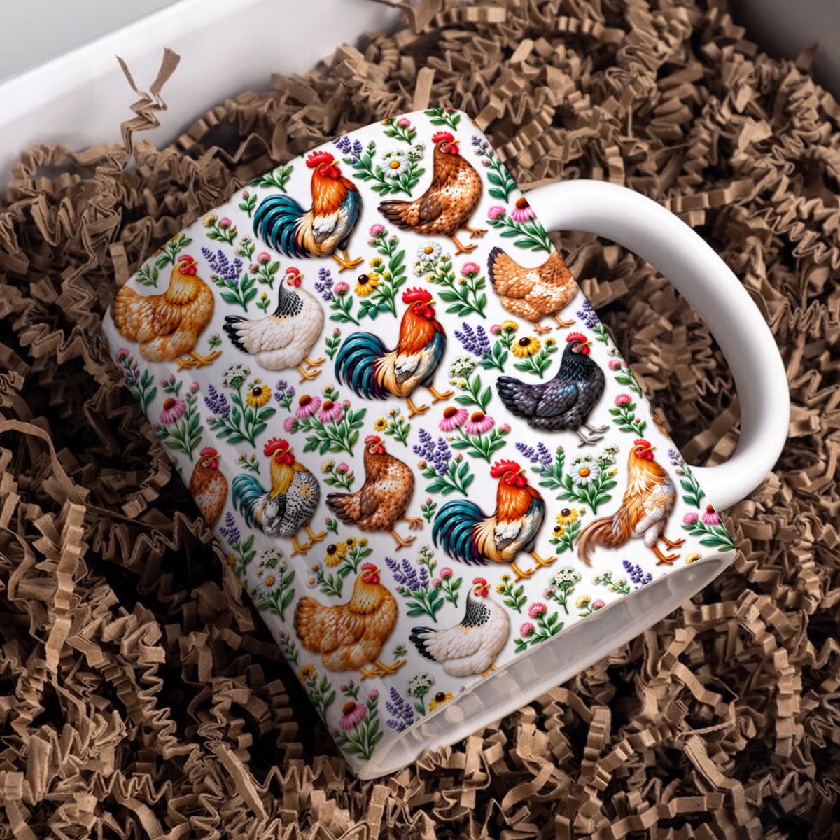 Chicken Lover Ceramic Mug Cluck And Bloom
