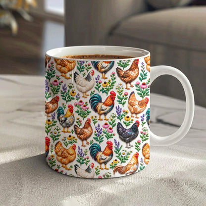 Chicken Lover Ceramic Mug Cluck And Bloom