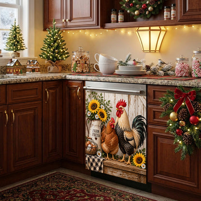 Chicken Lovers Magnetic Dishwasher Vintage Farmhouse