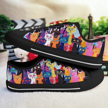 Cat Women's Low Top Shoes Meowtropolis