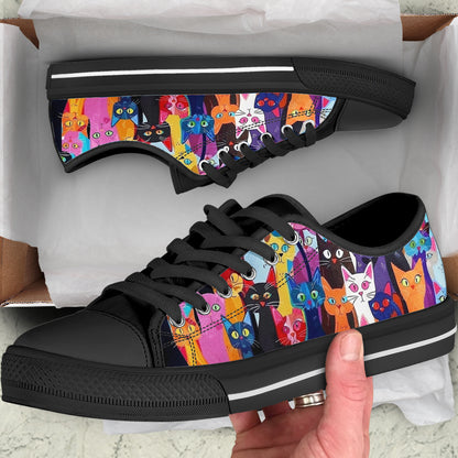 Cat Women's Low Top Shoes Meowtropolis