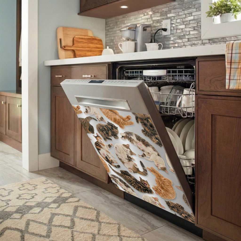 Lazy Cats Magnetic Dishwasher Cover