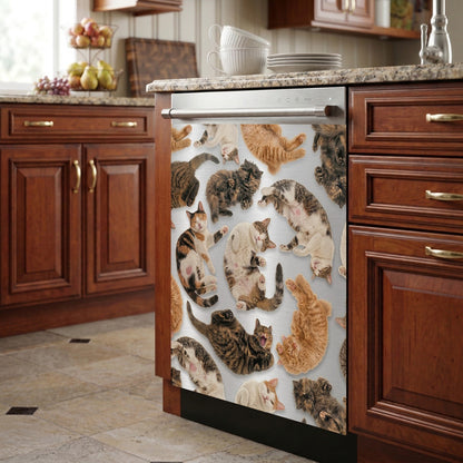 Lazy Cats Magnetic Dishwasher Cover