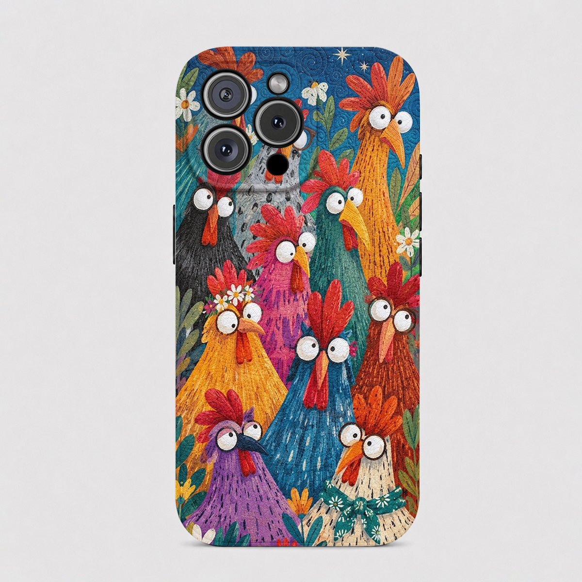 Chicken Leather Phone Case Colorful Coop