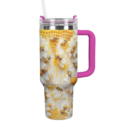 Personalized Honeybee Garden 40 oz Tumbler