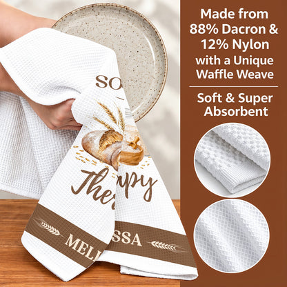 Baking Kitchen Towel Sourdough Is My Therapy Personalized Gift For Bakers