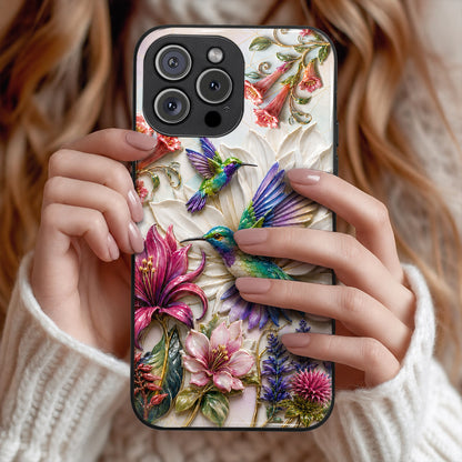 Hummingbird Phone Case Hummingbird Garden Bloom Harmony