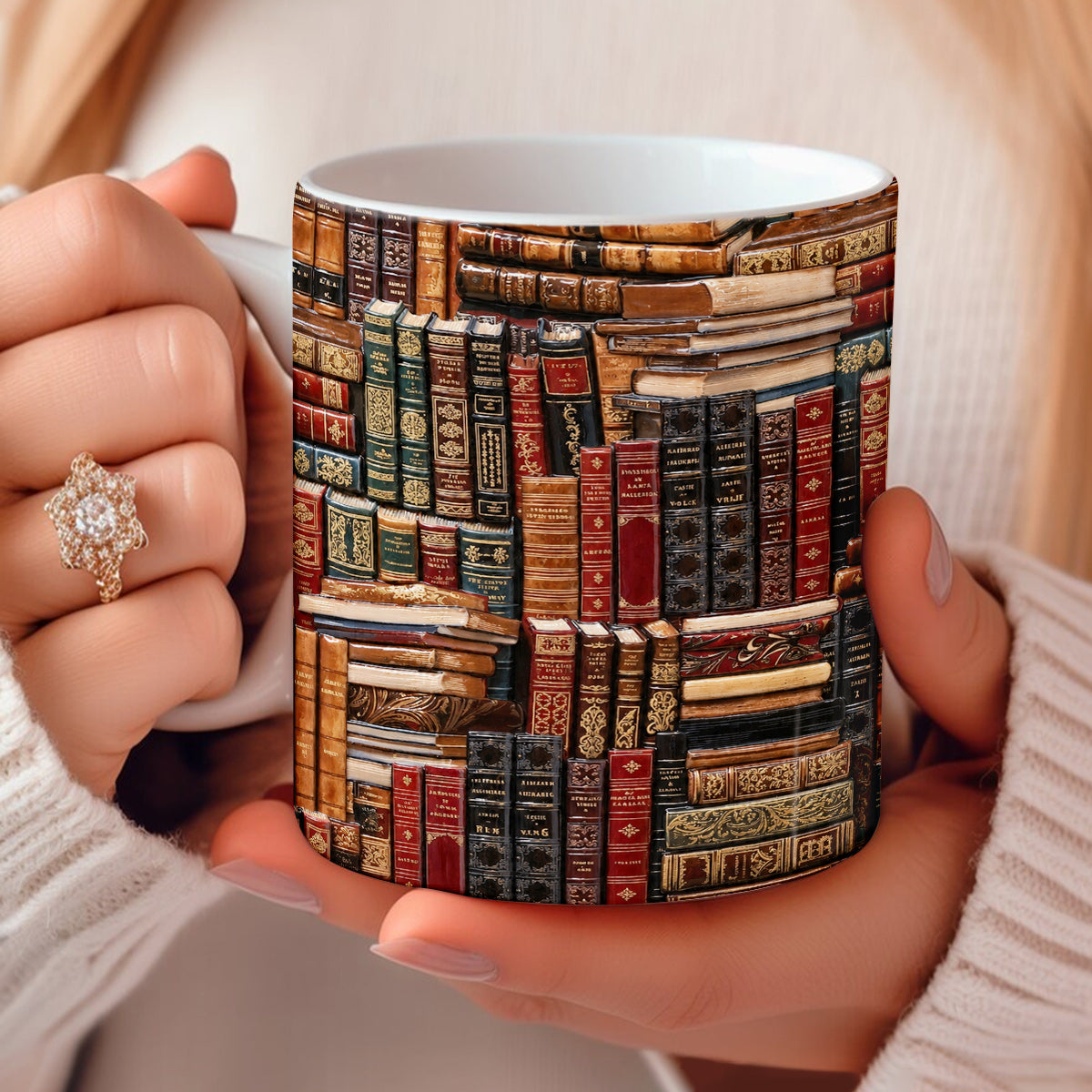 Book Lover 11Oz Mug Antique Books