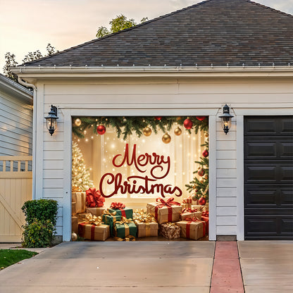 Christmas Garage Door Banner Decoration - Merry Christmas Magic
