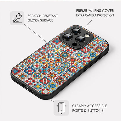 Sewing Lover Phone Case Chromatic Quilt Blocks