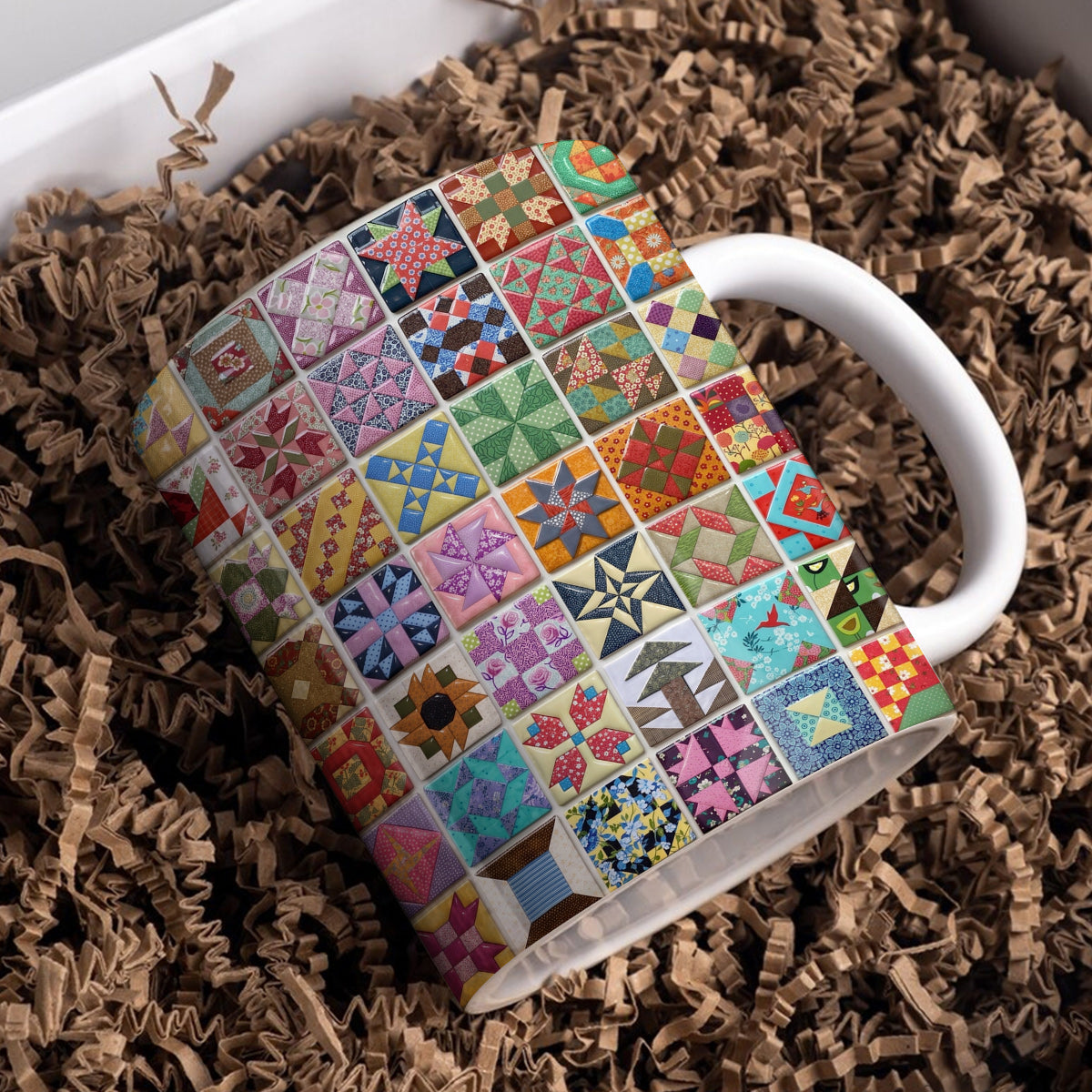 Sewing Lover 11Oz Mug Farmer's Daughter Quilt Blocks