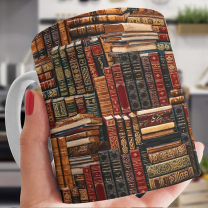 Book Lover 11Oz Mug Antique Books
