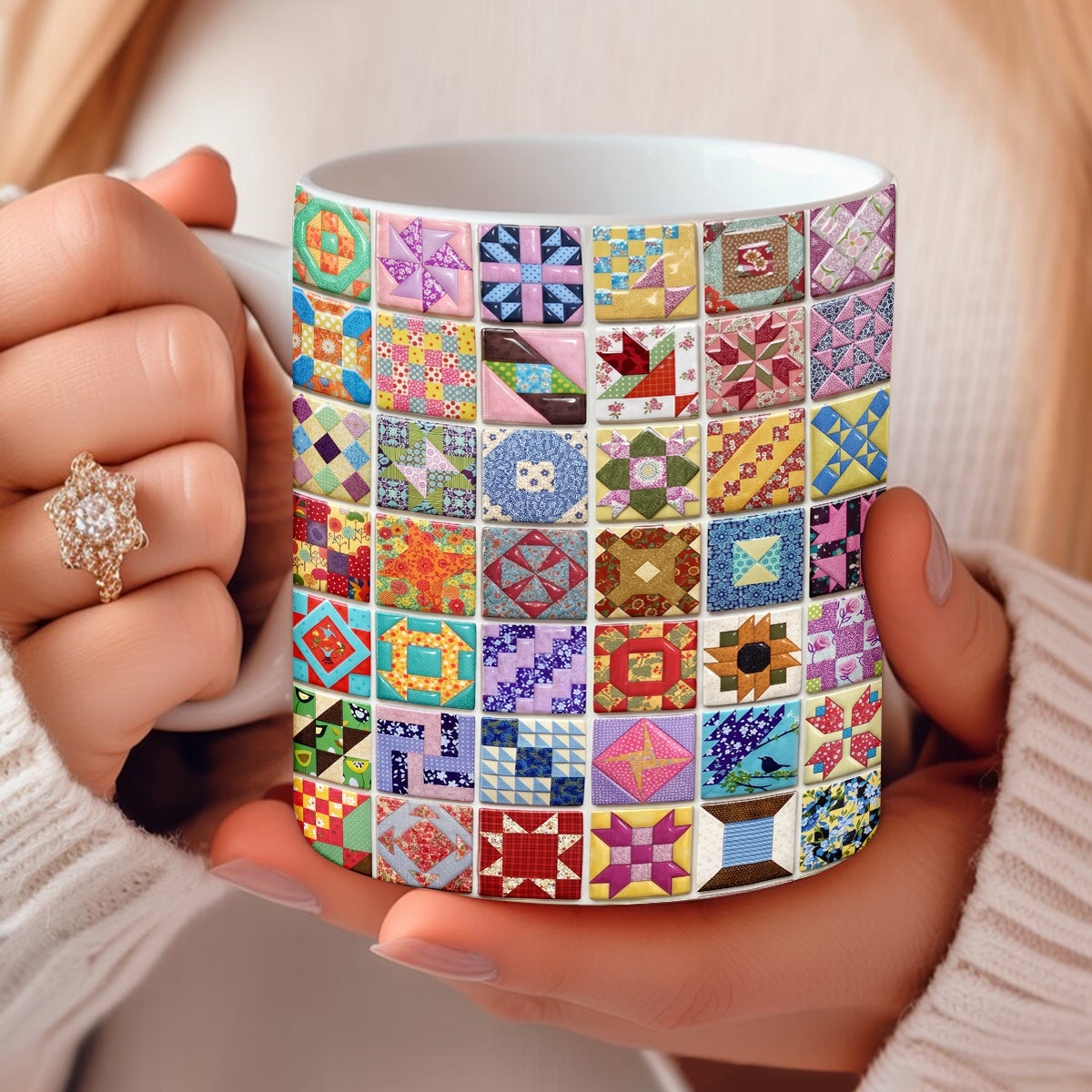 Sewing Lover 11Oz Mug Patchwork Melody