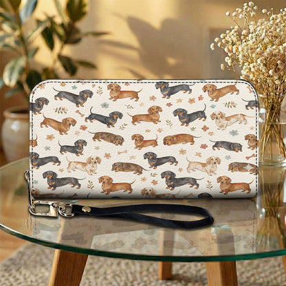 Dachshund Leather Wallet Cozy Dachshund Companions