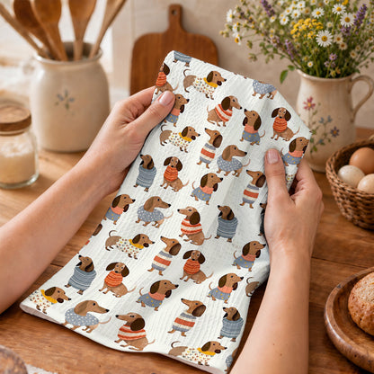 Dachshund Kitchen Towel Dachshund Duds