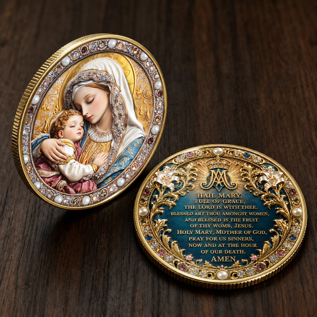Mary’s Grace Devotional Premium 3D Commemorative Coin