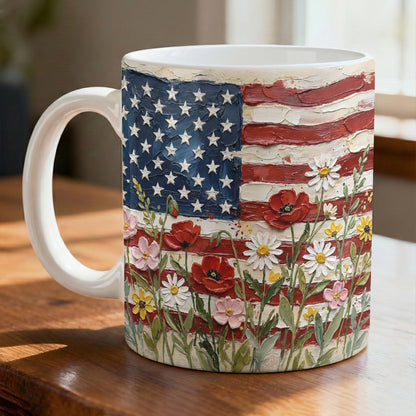 Country Meadow Flowers 11 oz Mug