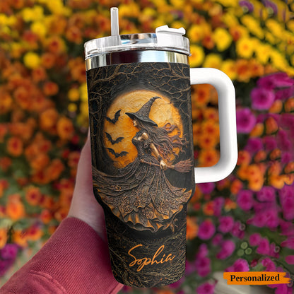 Witch 40 oz Tumbler Personalized Witch of the Amber Moon