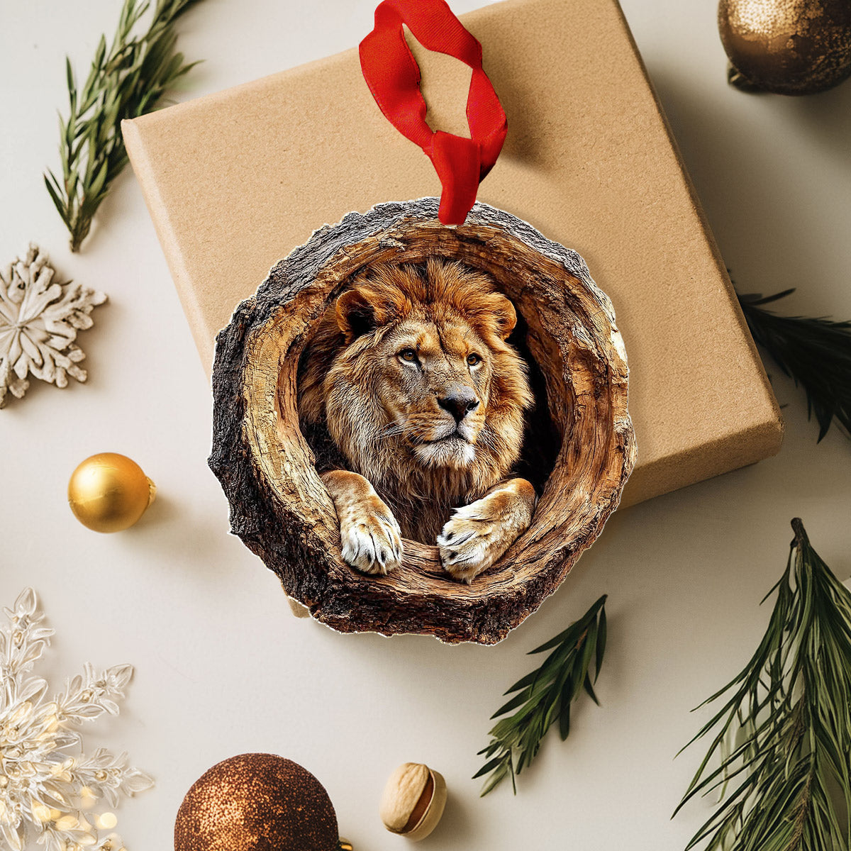 God 2D Acrylic Ornament The Lion Of Judah