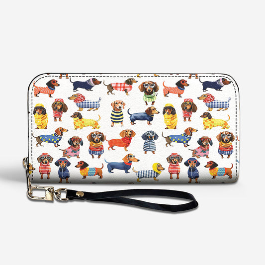 Dachshund Leather Wallet Amazing Stylish Dachshunds
