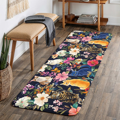 Cat Doormat Floor Mat Runner Rug Moonlit Garden Whiskers