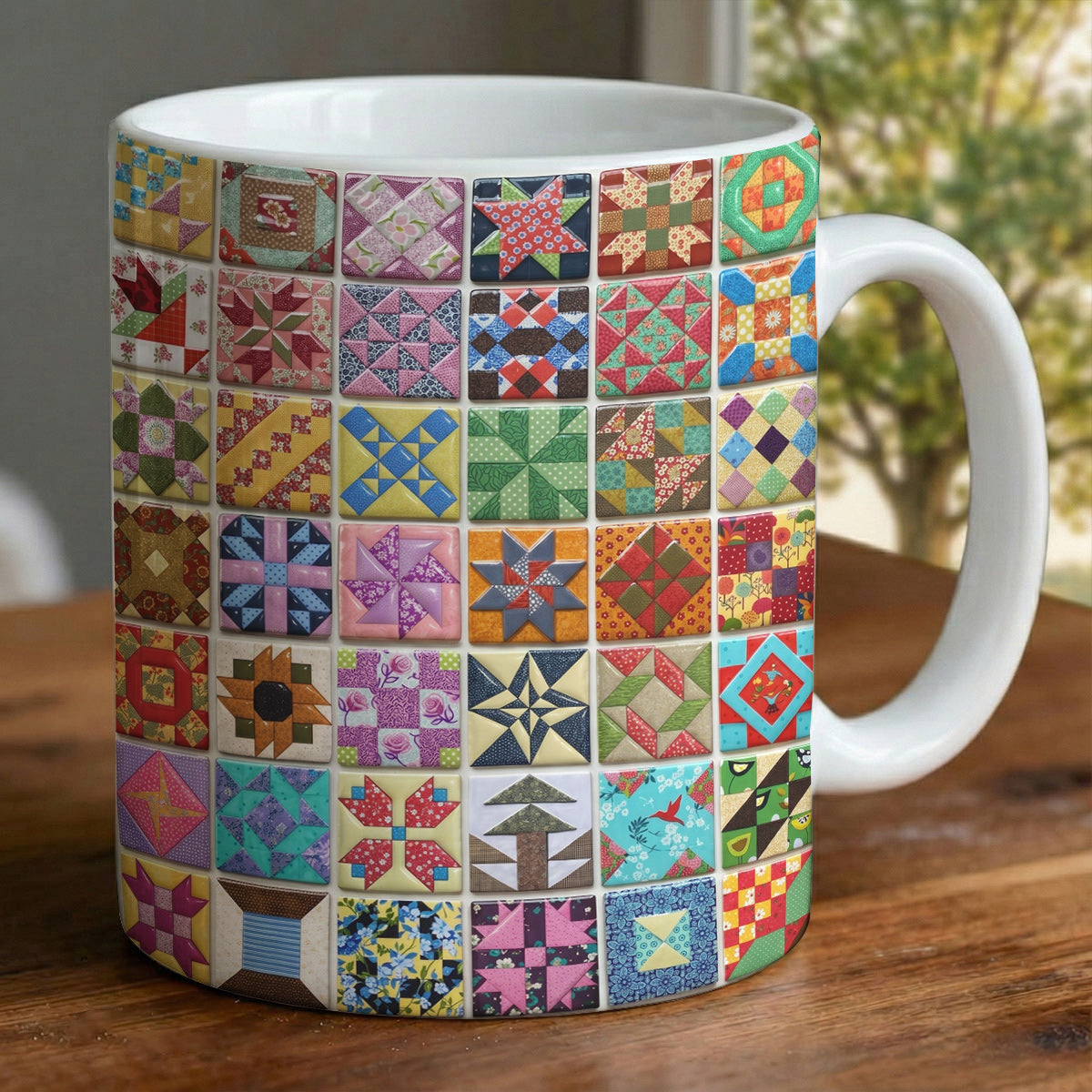 Sewing Lover 11Oz Mug Farmer's Daughter Quilt Blocks