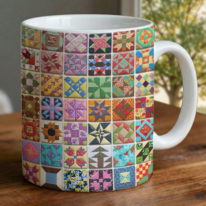 Sewing Lover 11Oz Mug Farmer's Daughter Quilt Blocks