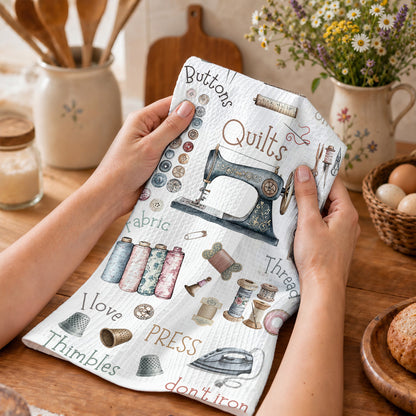 Sewing Lover Kitchen Towel Crafty Comfort