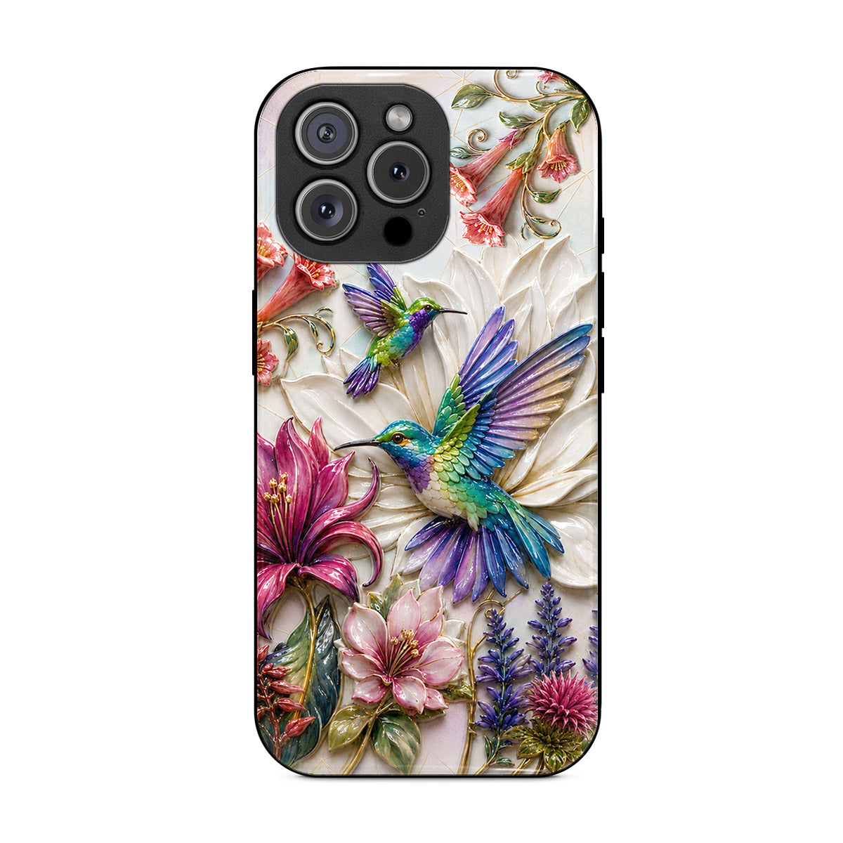 Hummingbird Phone Case Hummingbird Garden Bloom Harmony