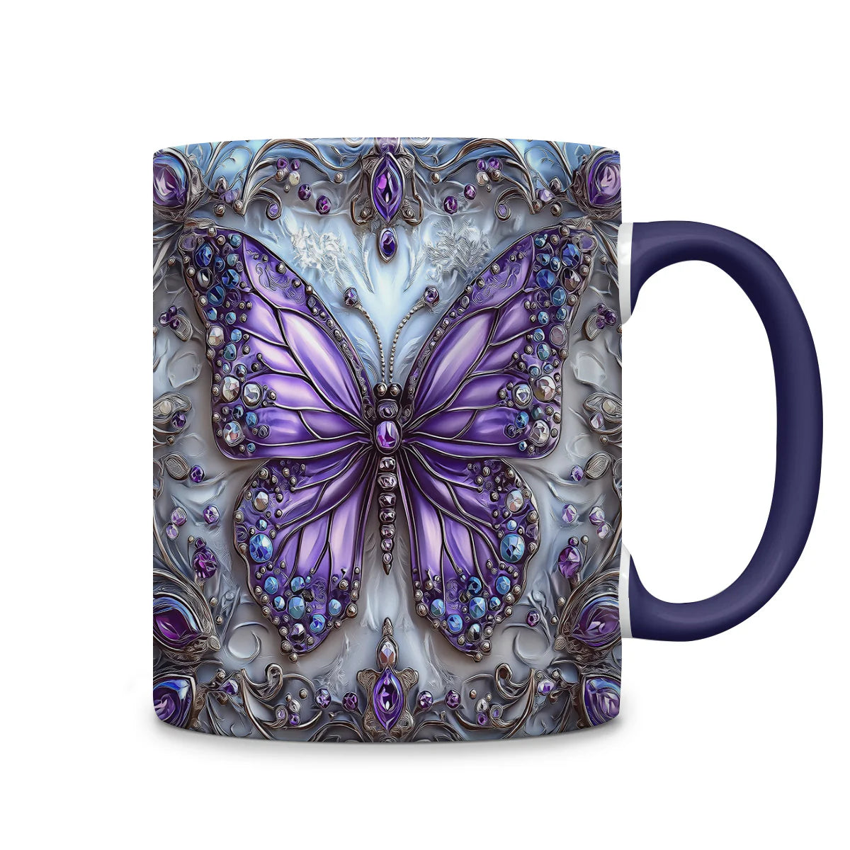 Beautiful Butterfly Accent Mug