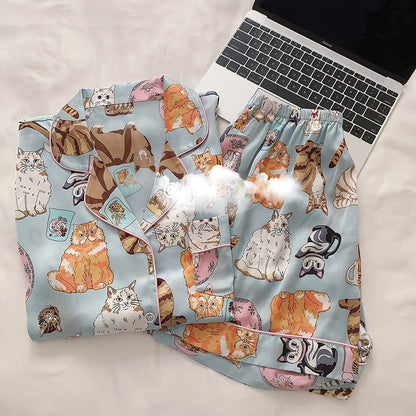 Purrfect Dreams Two-piece Pajamas