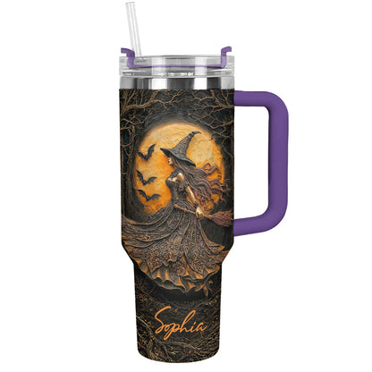 Witch 40 oz Tumbler Personalized Witch of the Amber Moon