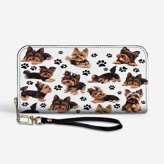 Yorkshire Terrier Leather Wallet Pawfectly Yorkies