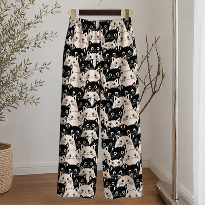 Cat Lounge Pants Cute Fat Cats
