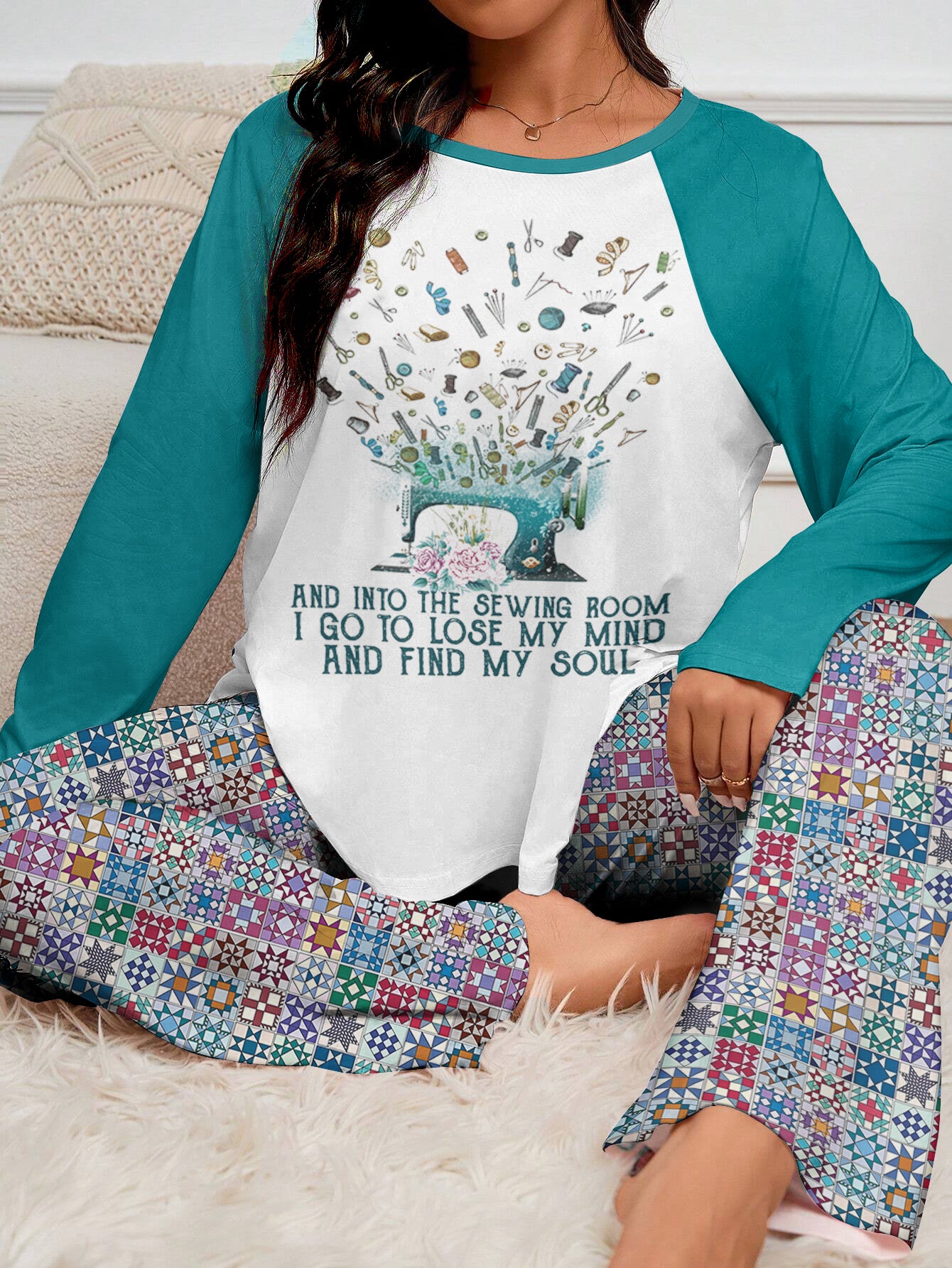Sewing Lover Raglan Lounge Pajamas Into The Sewing Room