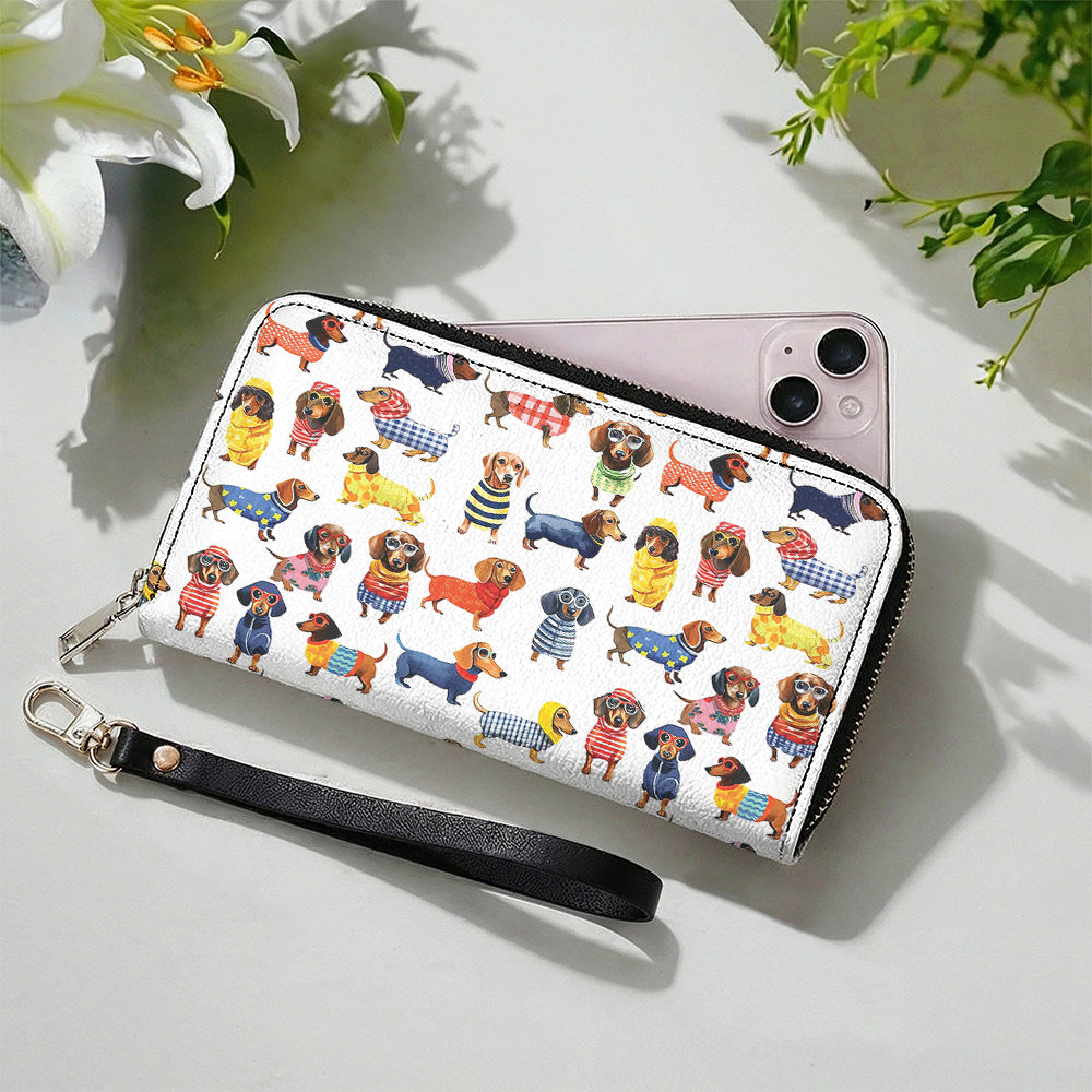 Dachshund Leather Wallet Amazing Stylish Dachshunds