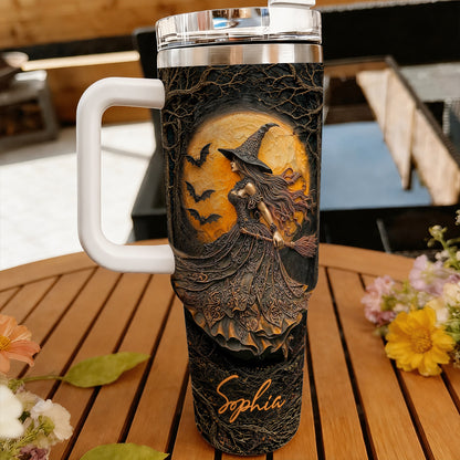 Witch 40 oz Tumbler Personalized Witch of the Amber Moon