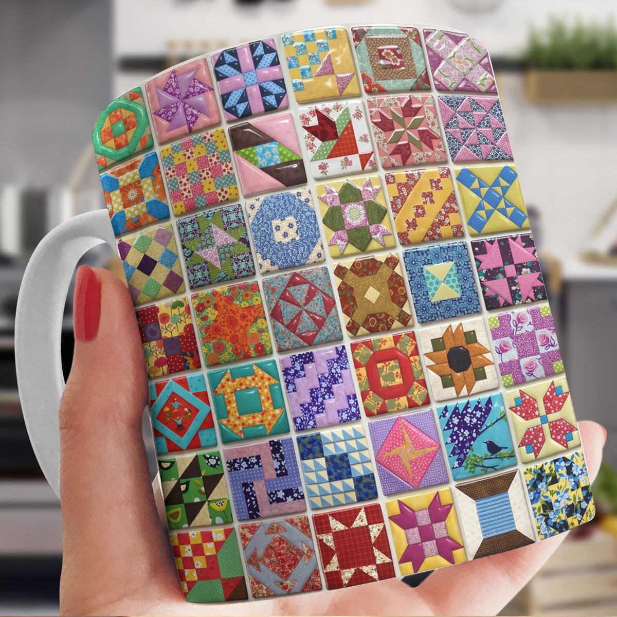Sewing Lover 11Oz Mug Patchwork Melody