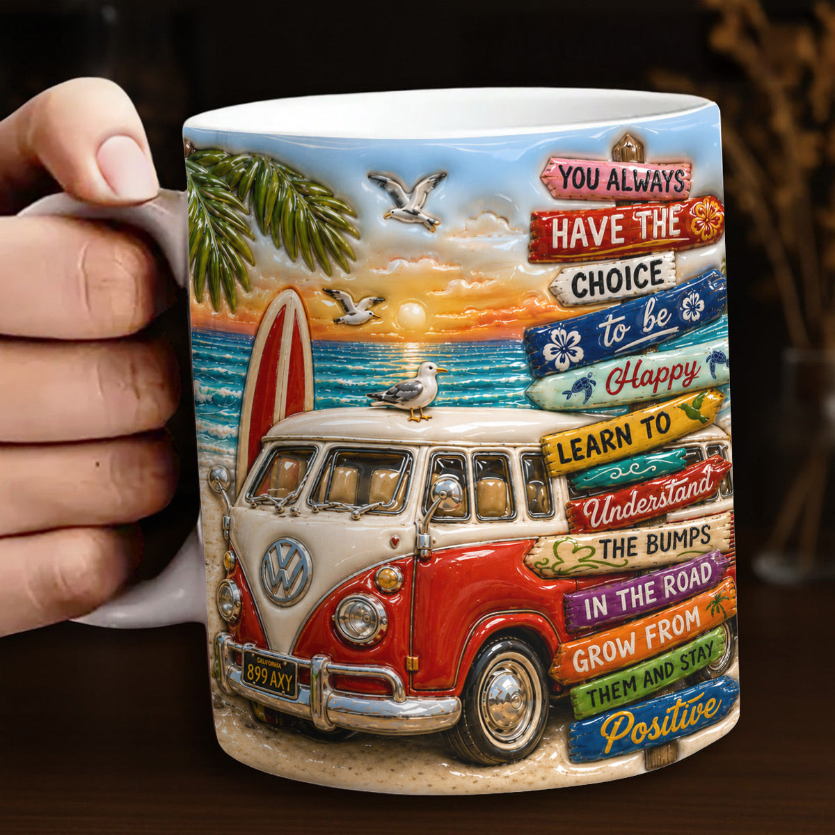 Coastal Choices Camper Ceramic Mug