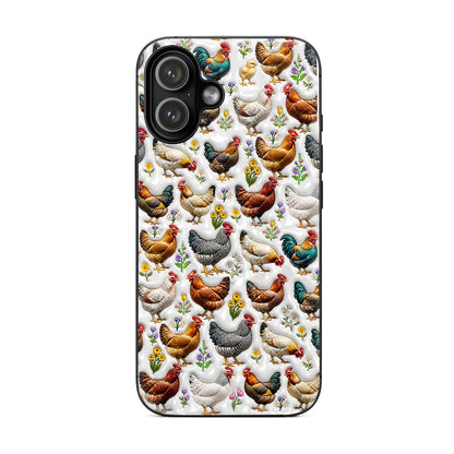 Chicken Phone Case Country Chickens In Bloom