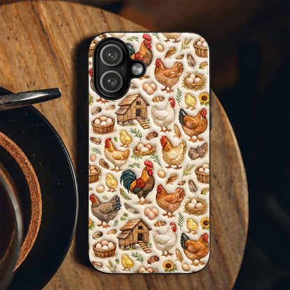 Chicken Phone Case Farmhouse Chicken Harvest