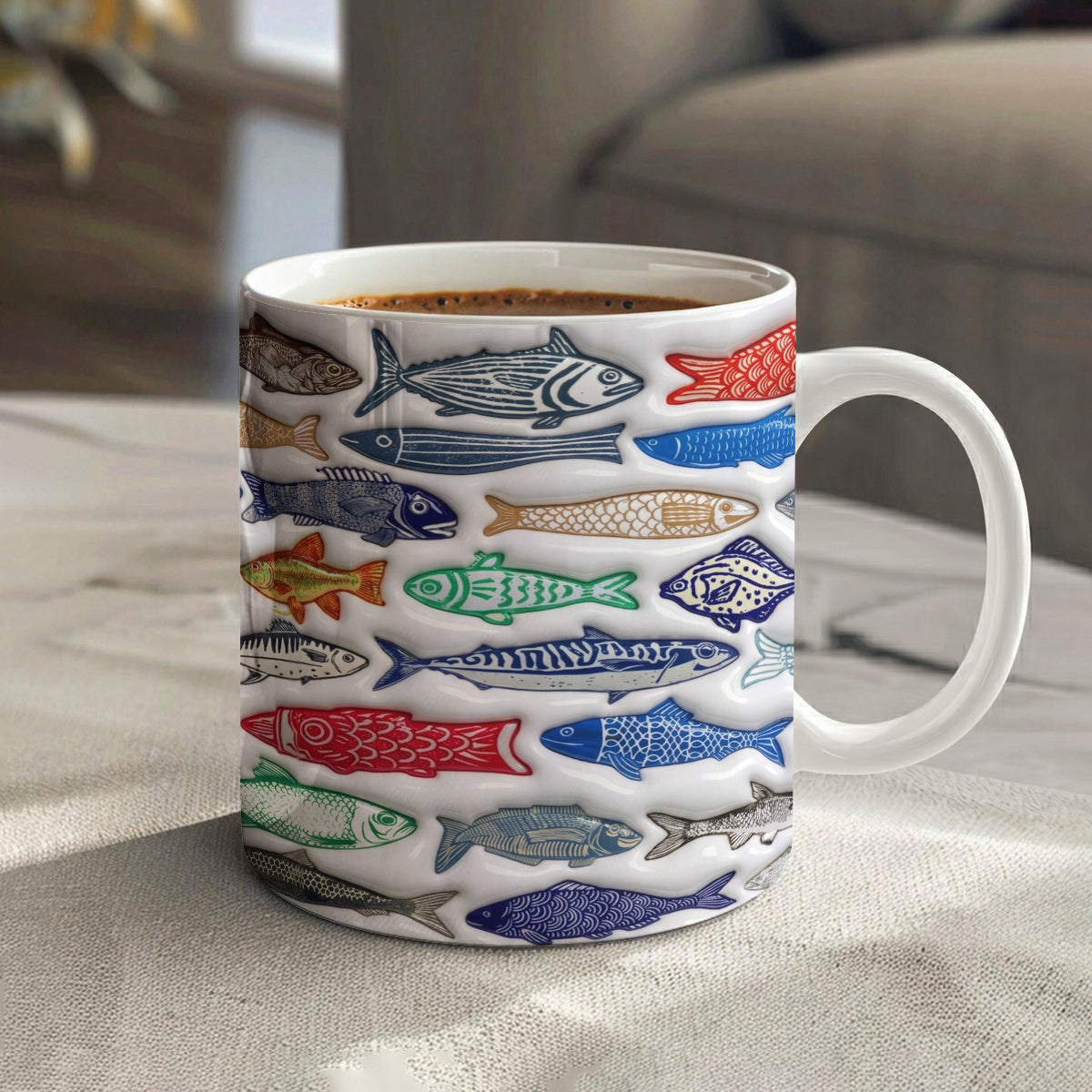 Fishing Ceramic Mug Freshwater & Game