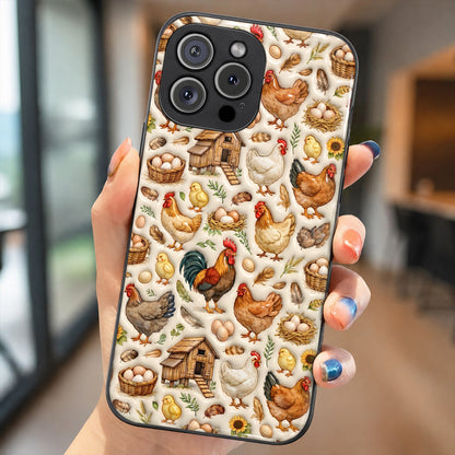 Chicken Phone Case Farmhouse Chicken Harvest