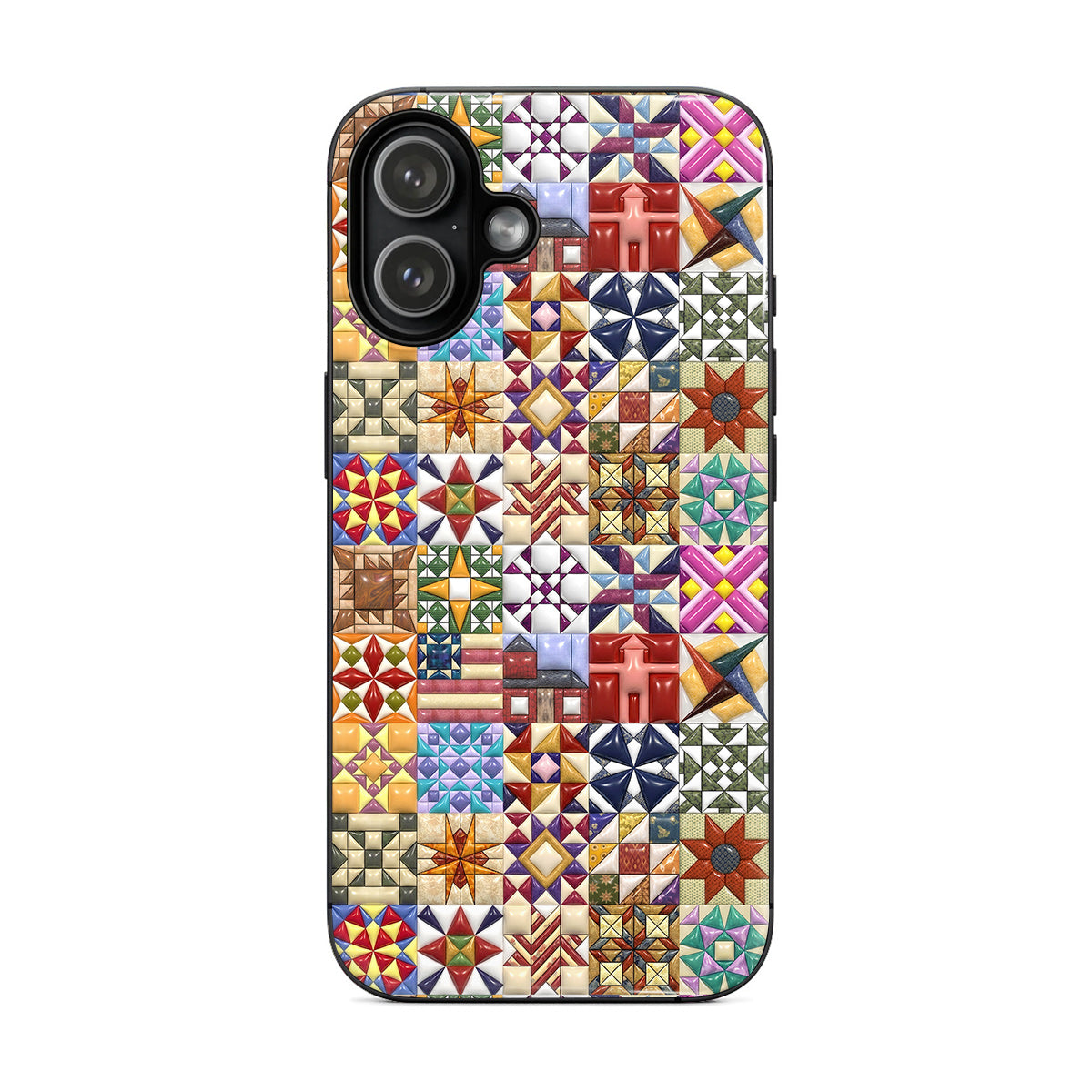 Sewing Lover Phone Case Quilt Blocks