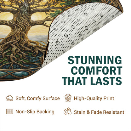 Tree Of Life Round Rug Roots of Eternity