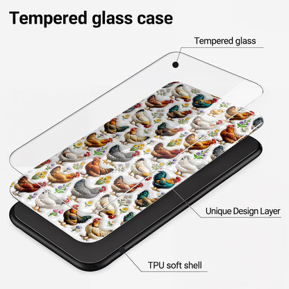 Chicken Phone Case Country Chickens In Bloom