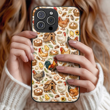 Chicken Phone Case Farmhouse Chicken Harvest